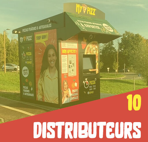 Distributeur de pizzas fraîches My Pizz' en extérieur